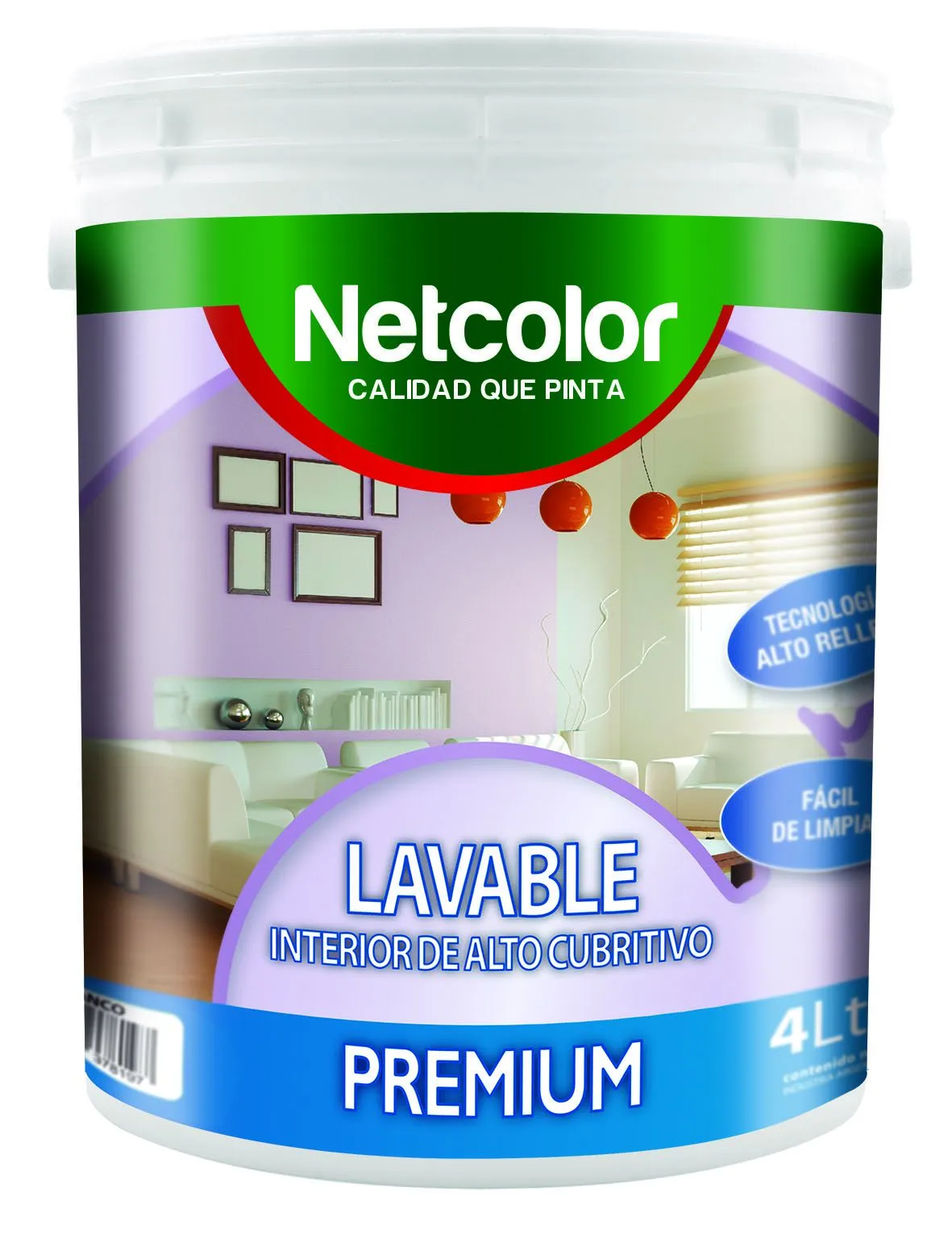 NET COLOR- LATEX PREMIUM LAVABLE  X 20 LT