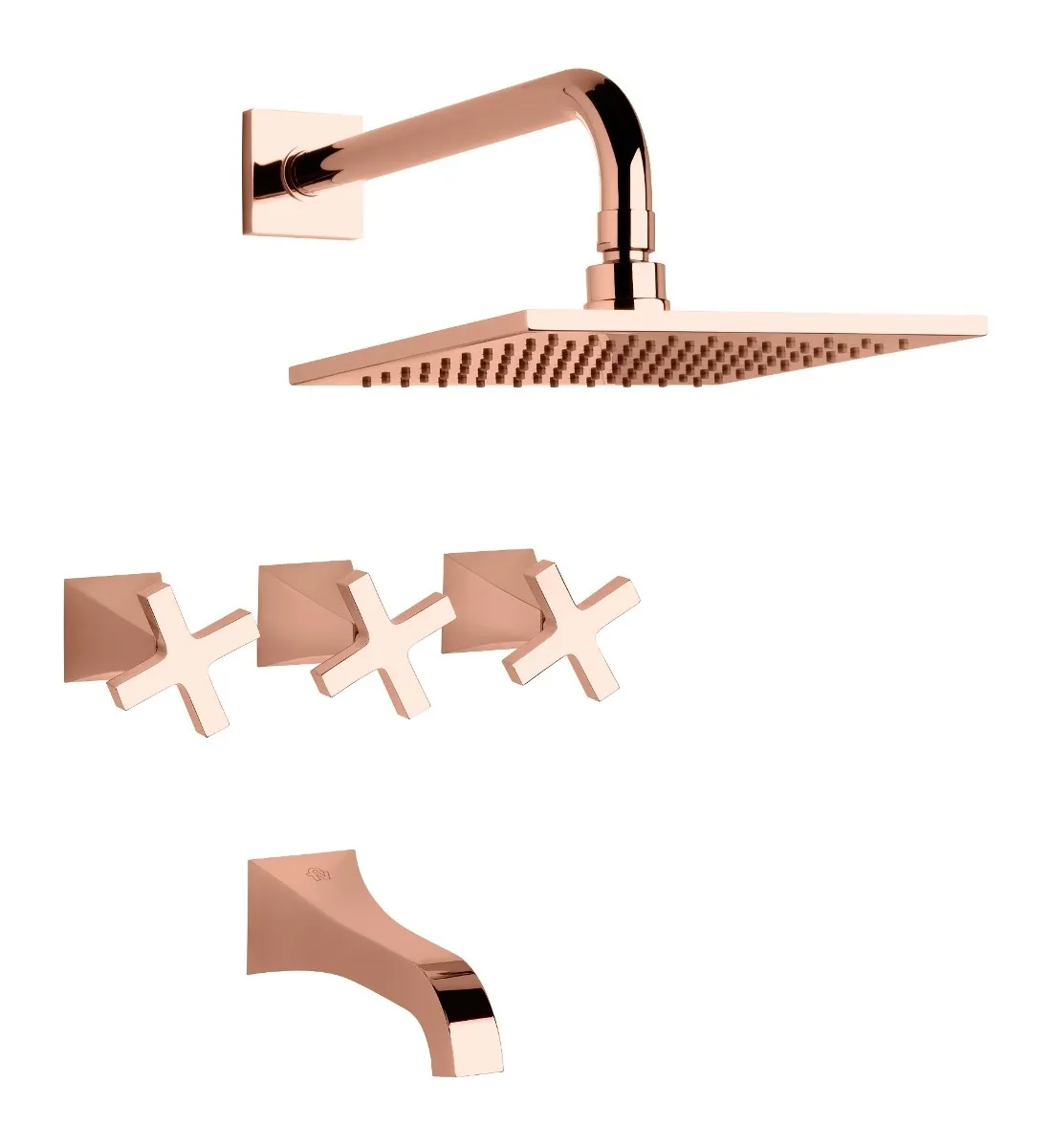 FV Pampa Juego Bañera y Ducha Cromado – Línea B6