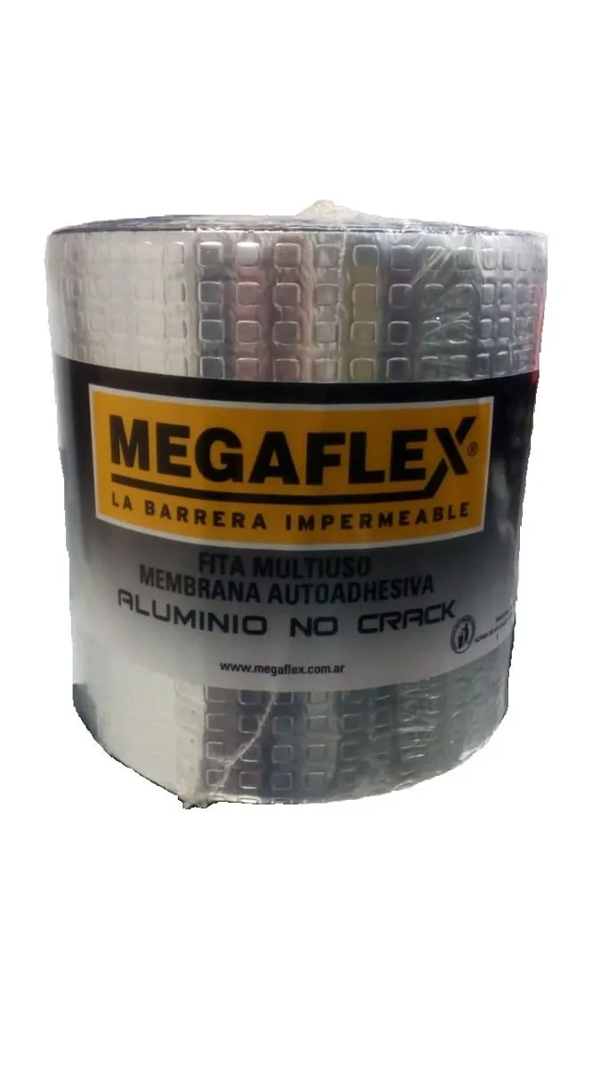 MEGAFLEX-MEMBRANA  AUTOADH. C/ALUM.25CMX25MT