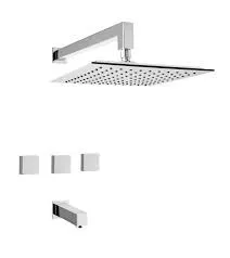 Grifería Peirano Prado para ducha embutida con transferencia