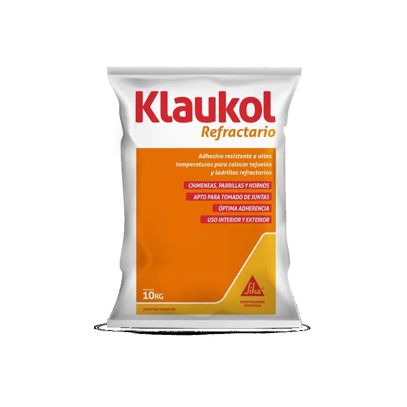 KLAUKOL REFRACTARIOS X 10 KG.( RINDE 1.1 MT2 )