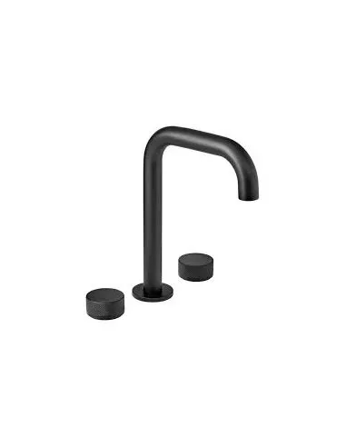 Grifería Peirano Fabric Lavatorio Black – Negro Mate Moderno