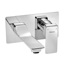 Grifería Peirano Soria Monocomando Lavatorio de Pared Embutir Cromado