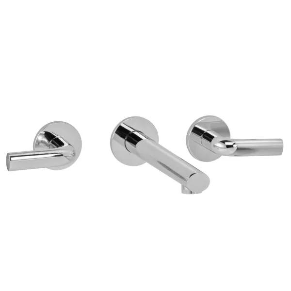 Grifería Peirano Live Lavatorio Pared Cierre Cerámico Cromado