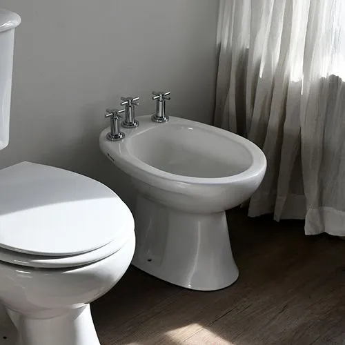 Bidet Ferrum Andina con 3 agujeros