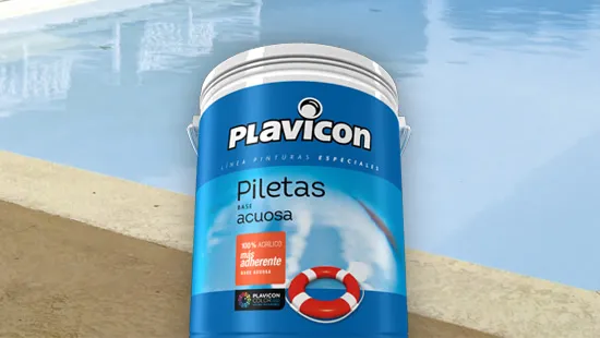 PLAVICON PILETA NATAC.ACRILICO X   4 LT - AZUL CARIBE