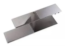 INDRA INOX - MOSAICOS AC.INOX- SUBWAY PLANO BRILLANTE