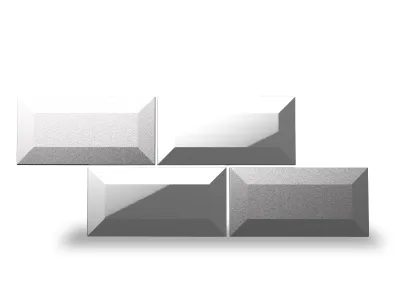 INDRA INOX - MOSAICOS AC.INOX- SUBWAY BISEL BRILLANTE