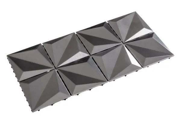 INDRA INOX - MOSAICOS AC.INOX- VERONA BISEL DIAMANTE BLACK MATE