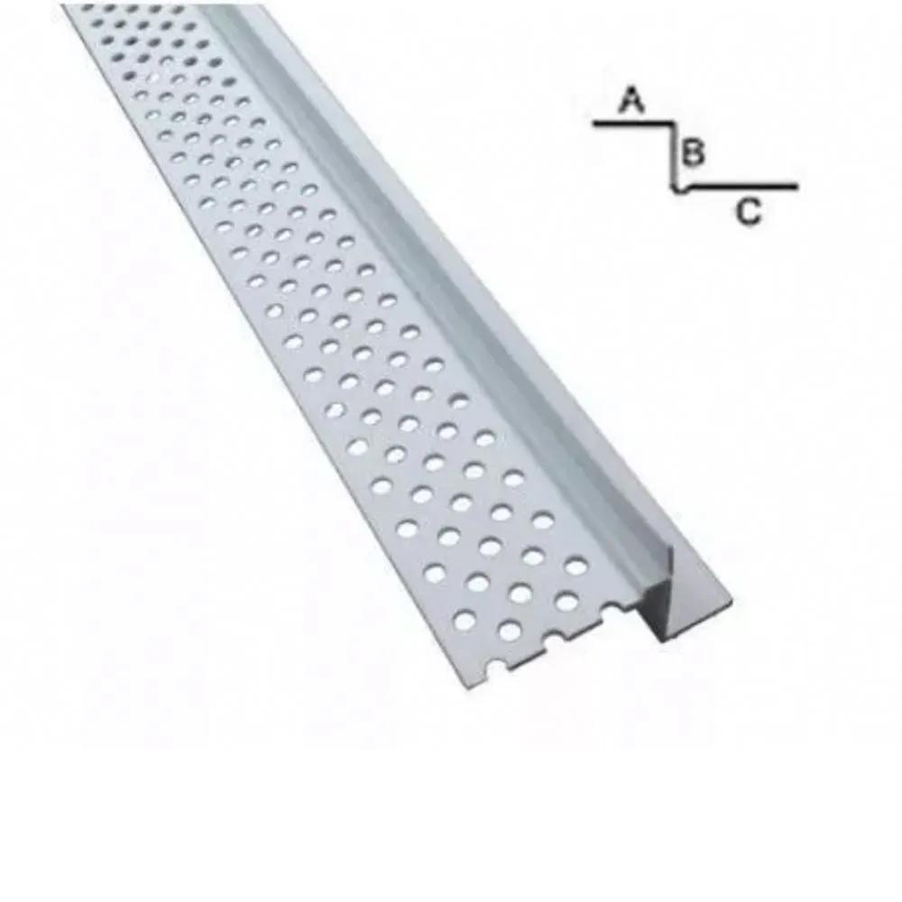 PERFIL P/DURLOCK GALV. BUÑA PERIMETRAL N°24 X 2.61MT