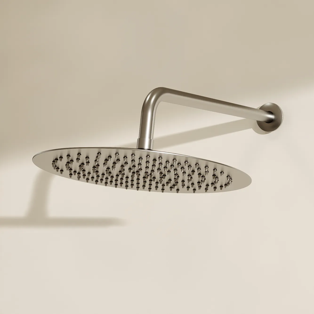 Grifería Peirano Ducha Embutida con Transferencia Beat Nickel
