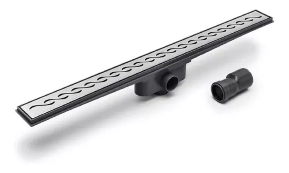 ATRIM- DESAGUE LINEAL RIO PP + ACERO INOX SERIE WAVE MATE - 70cm/ 28´