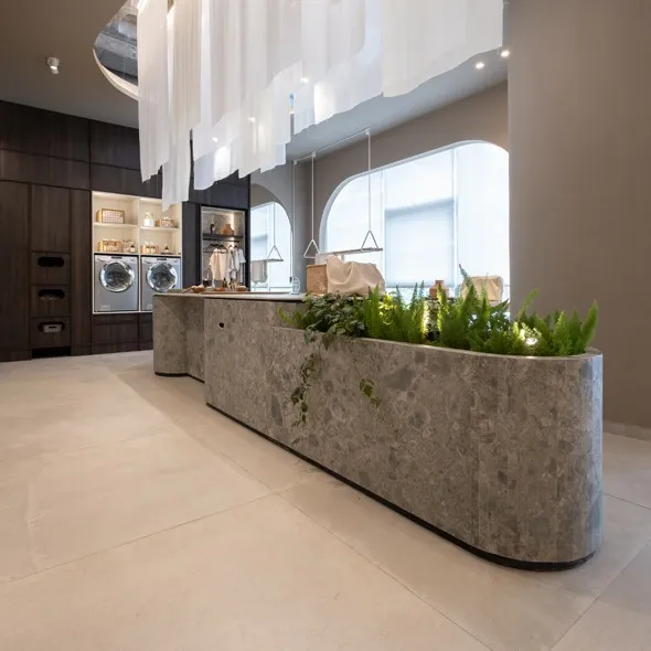 Porcelanato Vite Antico Ivory 120x120cm | Pisos Símil Cemento - Caja 1.44m