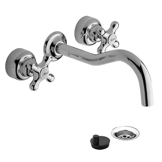 Grifería FV16 Malena Lavatorio Pared Cierre Cerámico