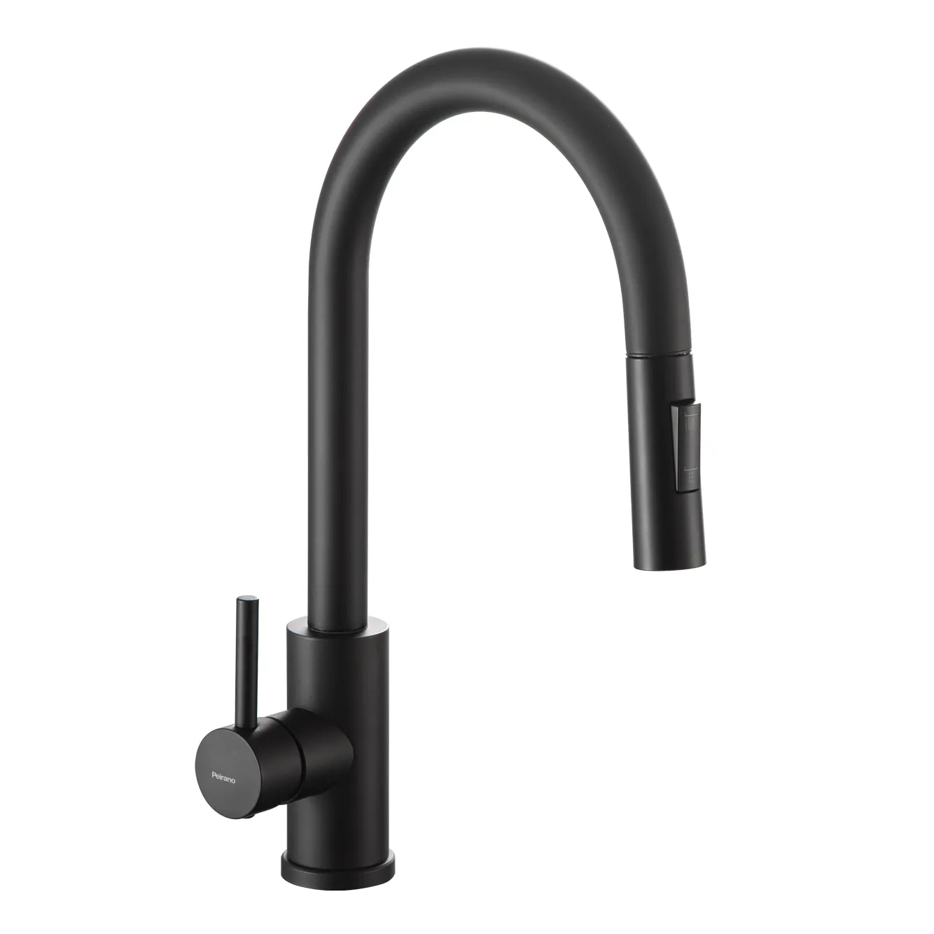 Peirano Valencia Cocina Mesada Monocomando Pico Extraíble Black

