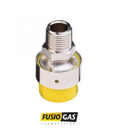 FUSIOGAS-TRANSICION MACHO 25mm x 1/2´´
