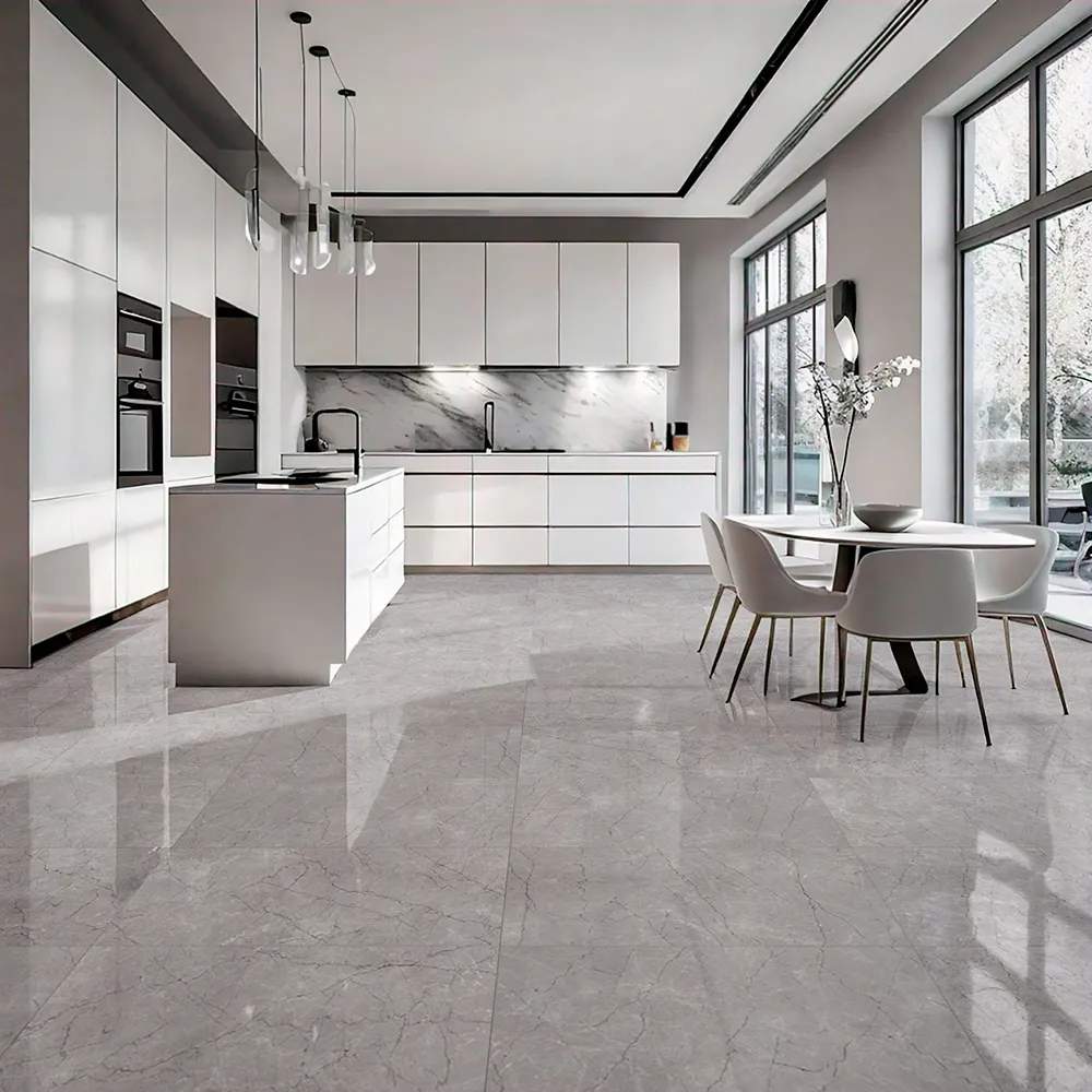 Porcelanato Cerro Negro Cristal Bulgary 58x117cm Pulido Rectificado | Símil Mármol - Caja 1.35m