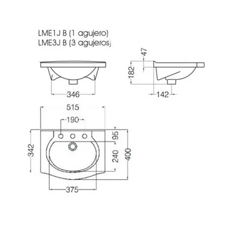FERRUM ATUEL BL. LAVATORIO S. ISIDRO 3AG.