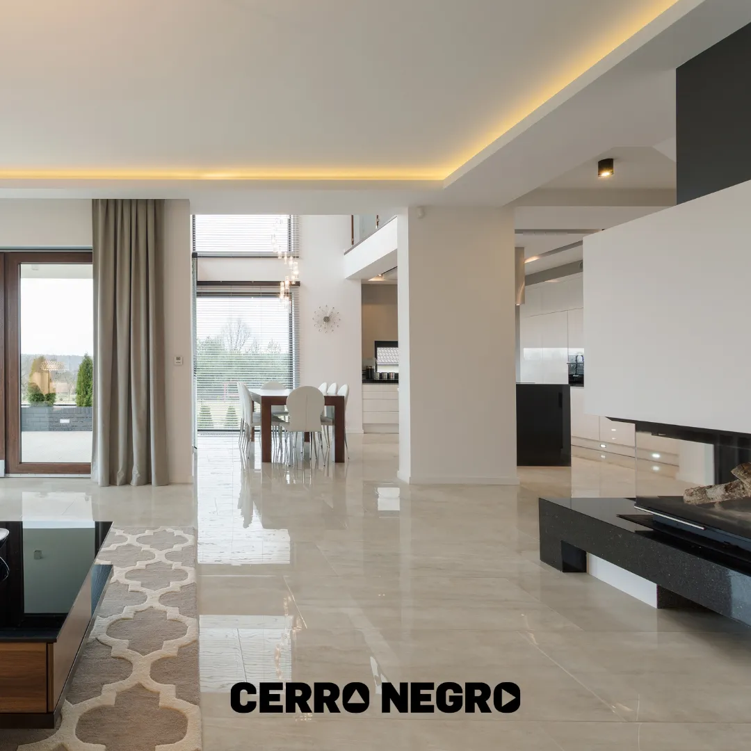 Porcelanato Cerro Negro Savoia Arena 58x117cm Pulido Rectificado | Porcelanatos Brillantes - Caja 1.35m