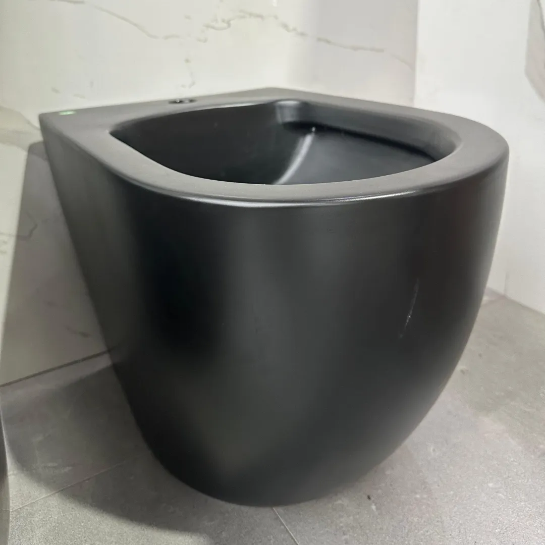 Bidet Peirano Stone Black Negro 3 Agujeros de Alta Gama