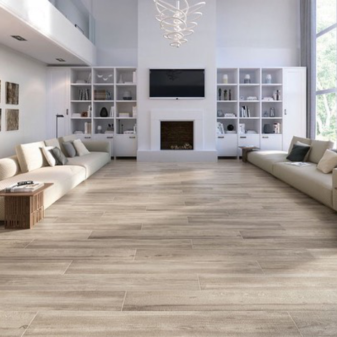 Cerámica LDS Eucalipto Beige 56x56 cm | Símil Madera - Caja 2.17m