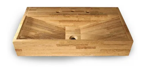 ACCECO-BACHA ILLUMINATI TRAVERTINO CHICA 1AG.