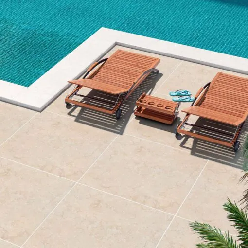 Ceramico Lume Arena Bege esmaltada con granilado 86x86cm - Caja 2.2m