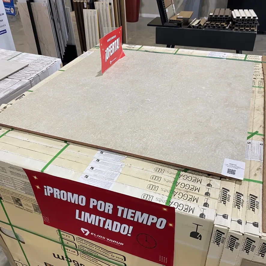 Ceramico Lume Arena Bege esmaltada con granilado 86x86cm - Caja 2.2m