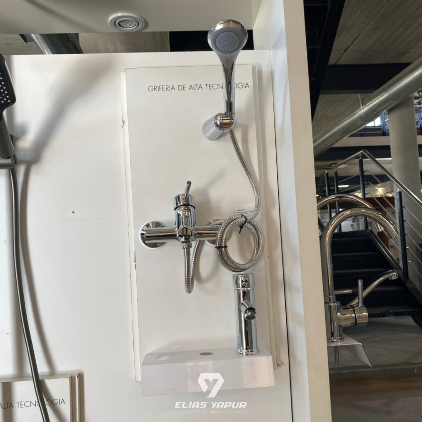 Griferia Monocomando para Ducha Linea Rin