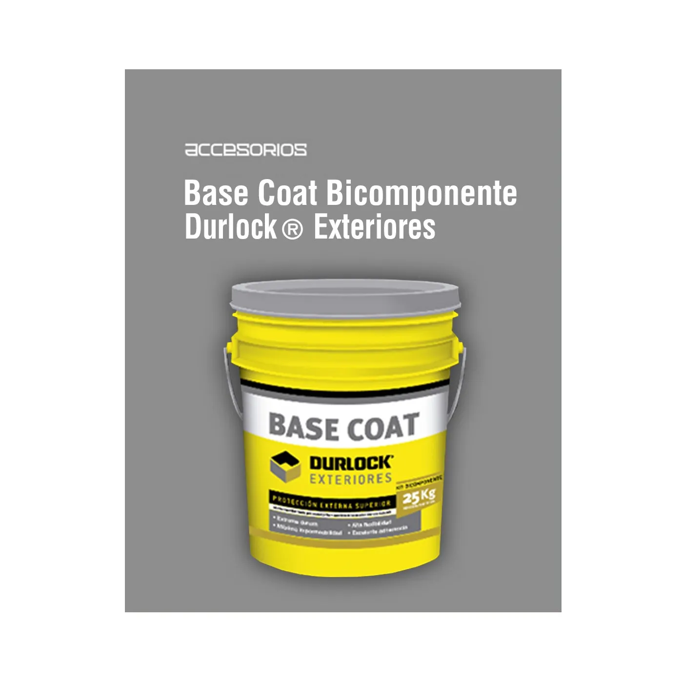 DURLOCK -BASE COAT BI-COMPONENTE x 25 kg