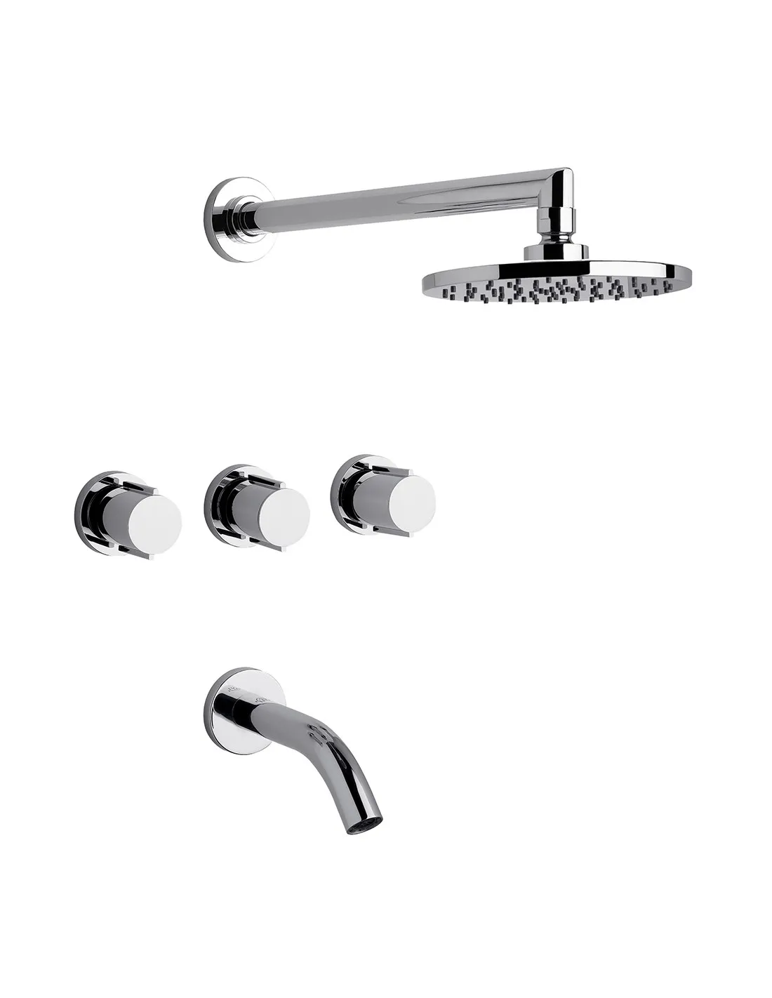 FV California Bañera 103/17 Cromada – Estilo Clásico