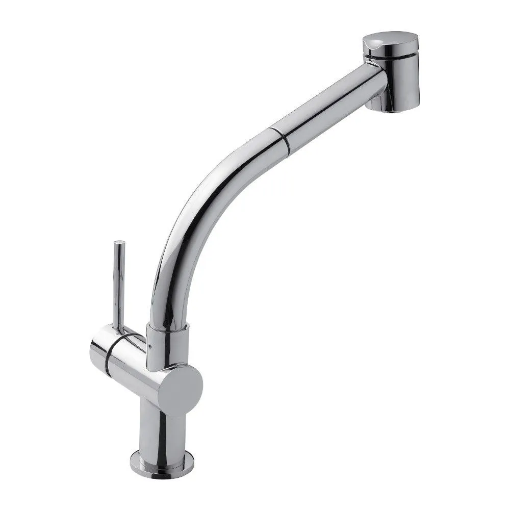 Grifería FV Temple Monocomando Cocina c/ Pico Móvil y Ducha Extensible