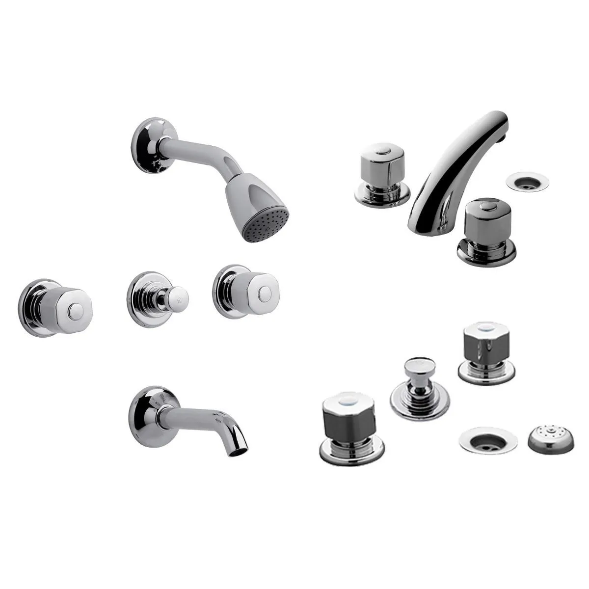 Grifería FV Arizona Kit Grifería para Baño