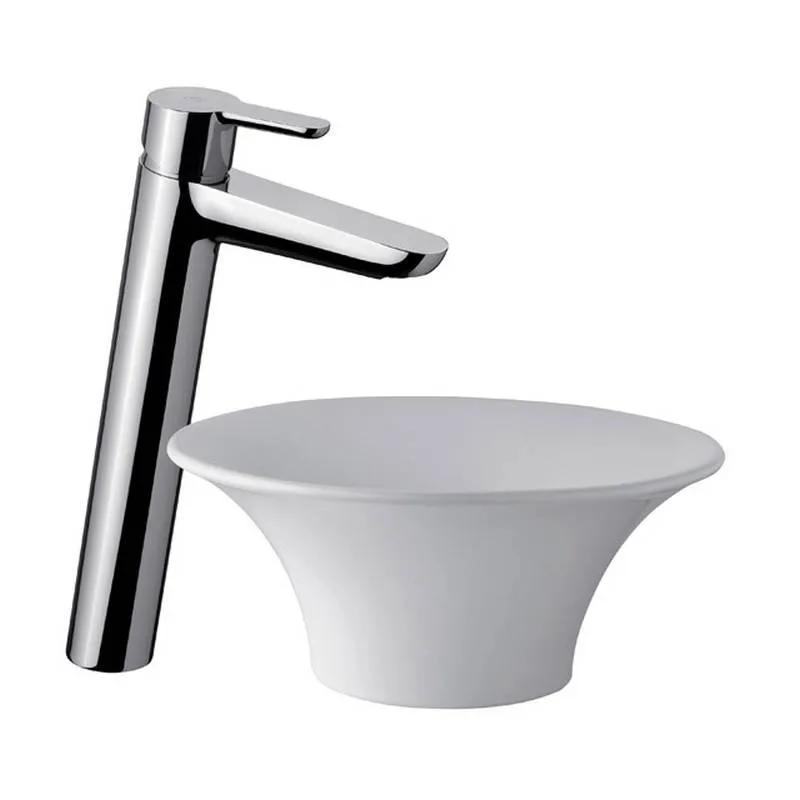 FV Puelo Monocomando Lavatorio Alto Cromo