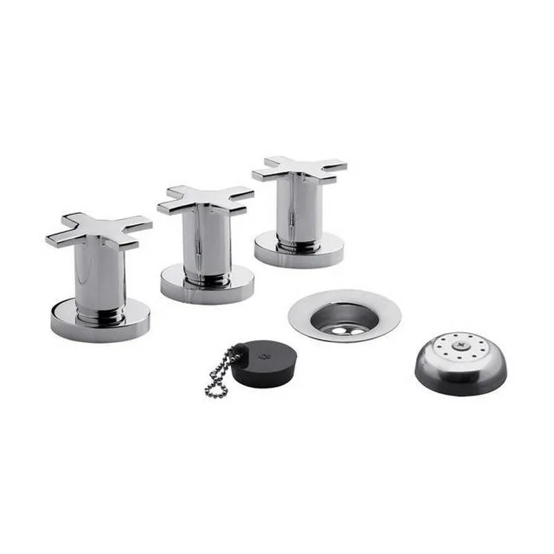 Grifería FVD7 Alerce Juego para Bidet Cromo