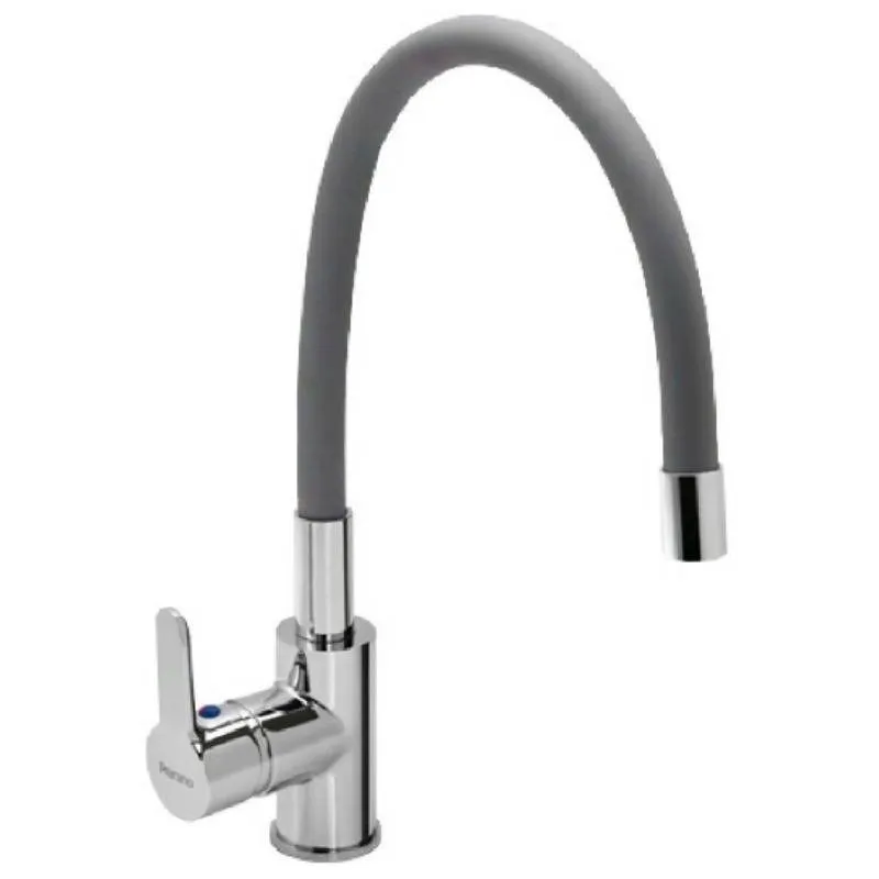 Grifería Peirano Colors Cocina Monocomando Gris Cromo