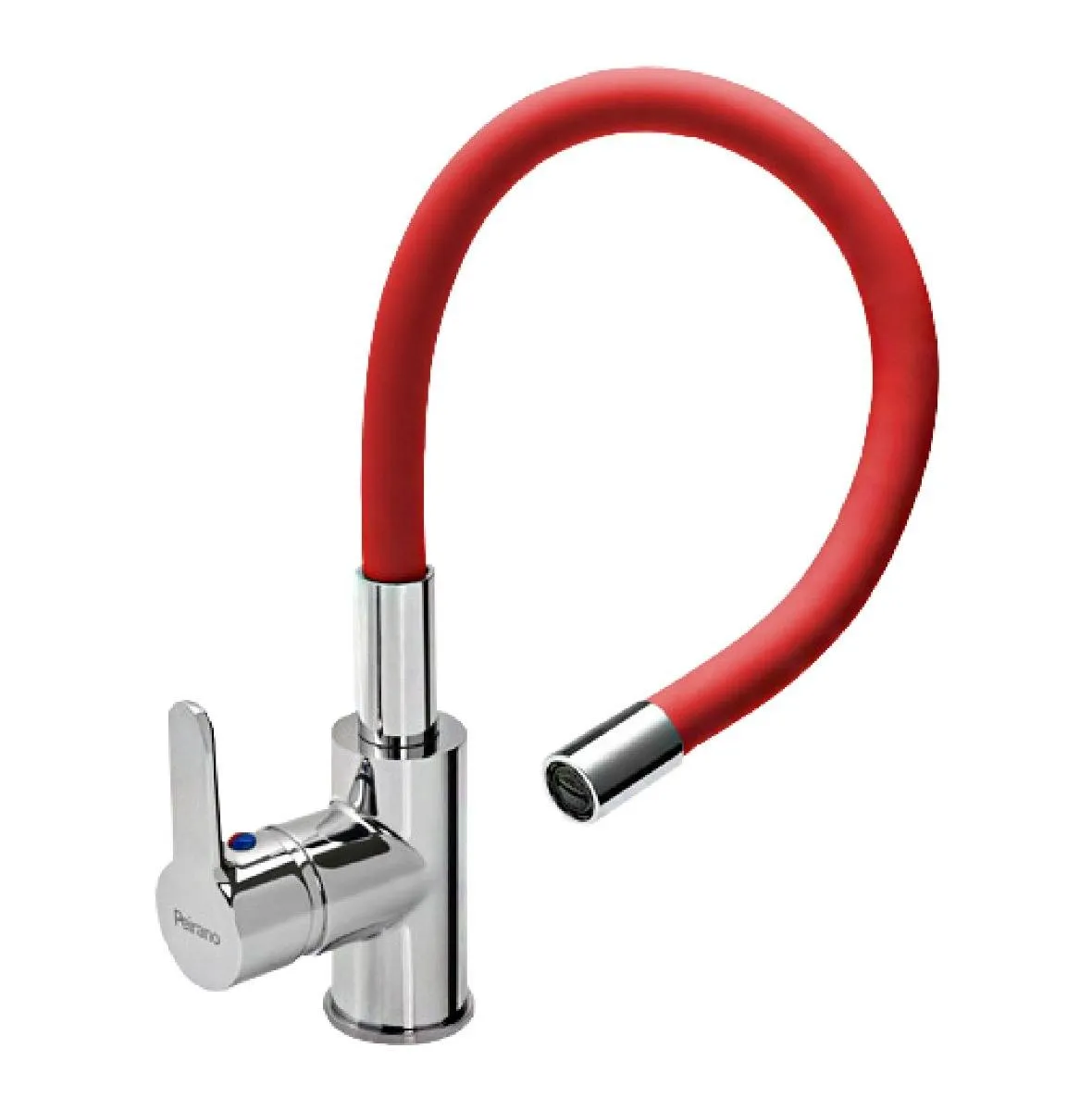 Grifería Peirano Colors Monocomando Cocina Mesada Rojo