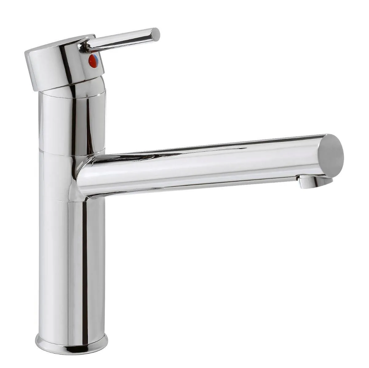 Griferia Peirano Mallorca Monocomando Cocina Mesada Pico Móvil Cromo