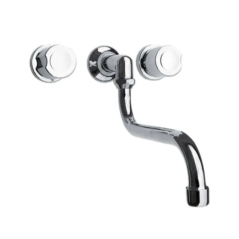 Grifería Peirano Renacer Canilla Cocina Embutir Pico Bajo Cromo