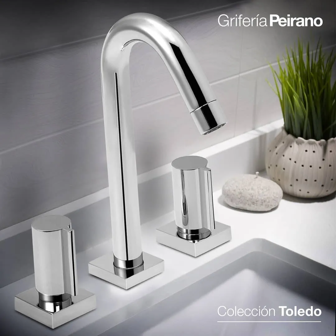 Peirano Toledo Lavatorio Cierre Cerámico Cromado