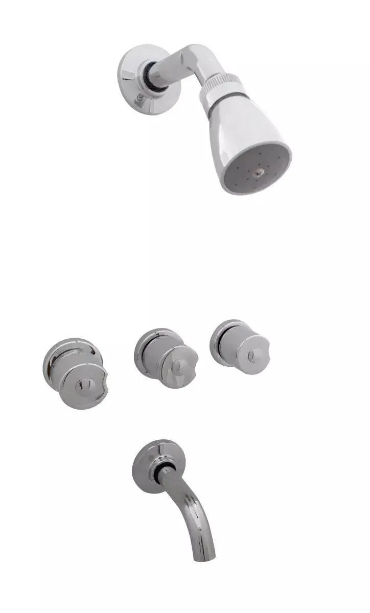 Peirano Verin Plus Ducha Embutida c/ Transferencia Cromo