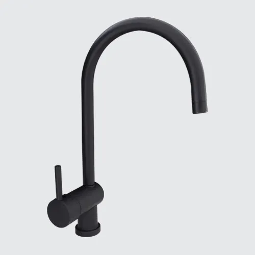 Grifería Peirano Black Velvet Cocina Monocomando Cromo