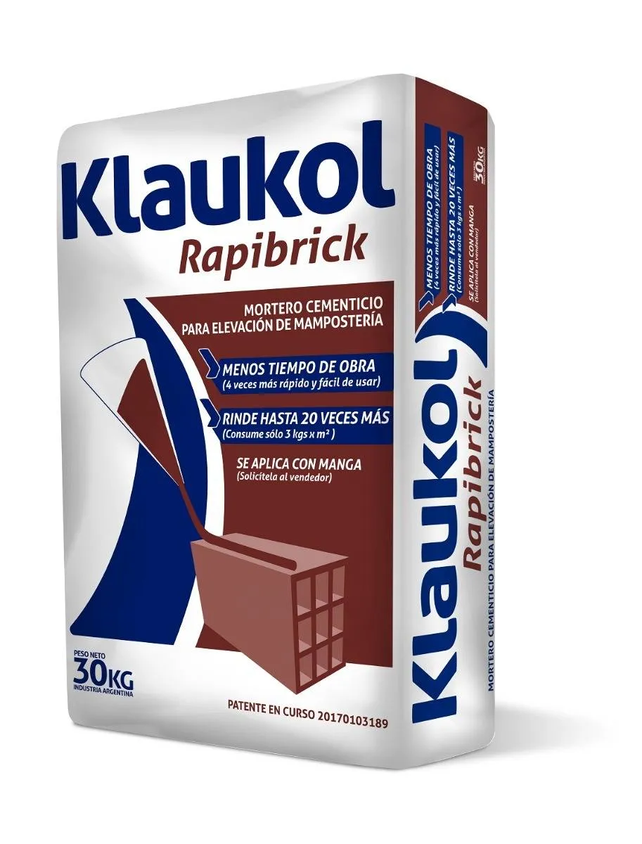 KLAUKOL-RAPIBRICK MORTERO CEMENTICIO  x 30kg