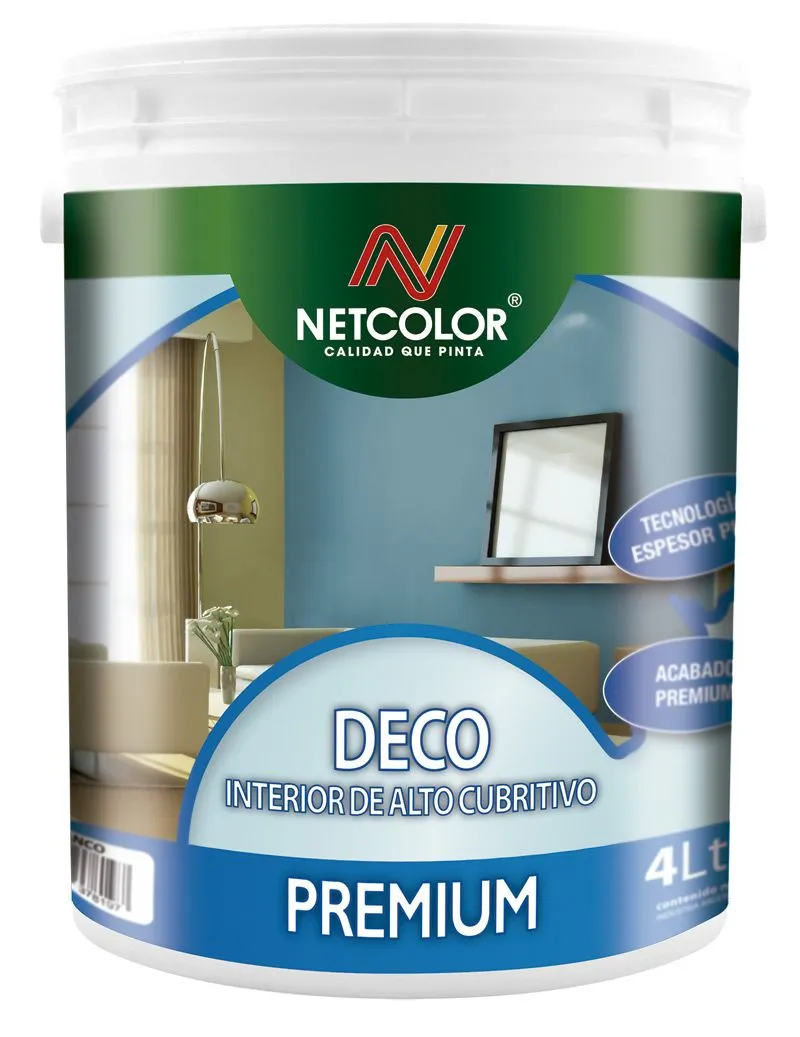 NET COLOR- LATEX INTERIOR ACRILICO X 10 KG