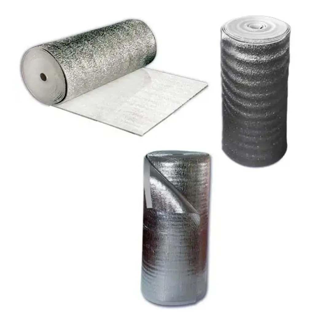 RUFI- MEMBRANA DE ESPUMA C/ALUMINIO PURO 10MM x 20mts